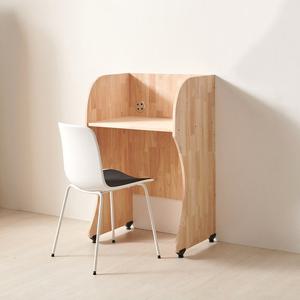 [착불배송 상세확인] H61141 원목 독서실 집중력 책상 1color