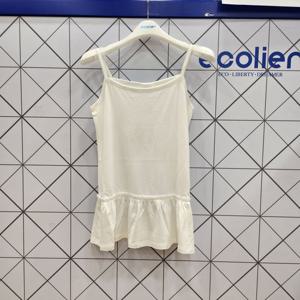 [에꼴리에]에꼴리에 틴톡 더센트럴 밑단 프릴 레이어드 끈나시티 26OP451