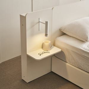 [에몬스]플랫온 LED 호텔 수납침대 사이드 LED 패널