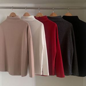 나야홍 / 빅사이즈티 T714L602 포근걸스기모루즈폴라티 KD