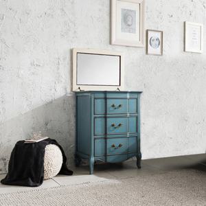 [리체갤러리] 엘라 블루 서랍 화장대