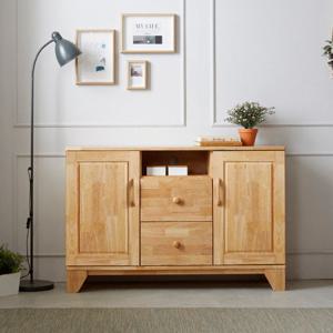 나무뜰 레이트 원목 높은 거실장 1200 FMF098C (착불)