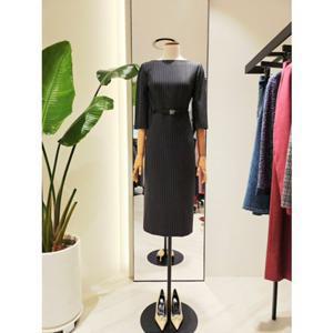 [모조에스핀] 보트넥 스트라이프 원피스 (J253XSE002)