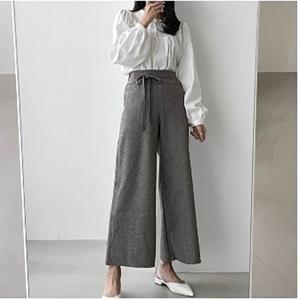 [티나(잡화)]헤링본와일드팬츠(TKD28004)