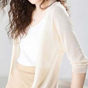 여성 여름 롱가디건 내추럴 데일리 로브 TDR-0052