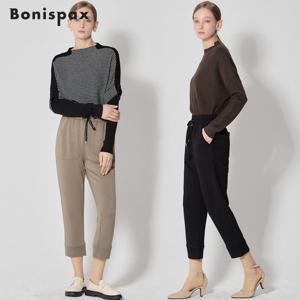 [보니스팍스(Bonispax)] 밑단 시보리 네오플랜 팬츠 (택가격 119000원)