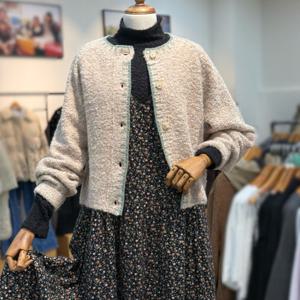 [써스데이아일랜드]스티치 뽀글이 가디건 t248acd303