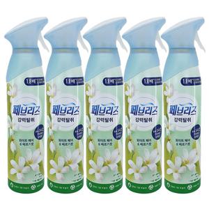 페브리즈 에어 공기탈취제 165g 화이트페어 베르가못 5ea