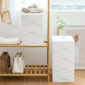 블랑오브제 플라스틱 안방 서랍장 33cm 3단