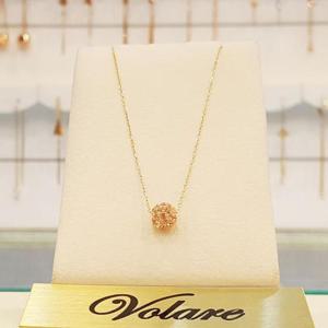볼라레 세이브존01 14K미러볼6mm 여자금목걸이 GN524
