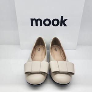 [무크]여성 무크 캐쥬얼 리본 플랫 슈즈 422253 AQ 아이보리_CC