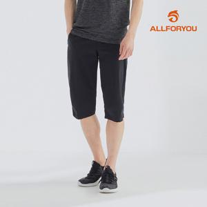 [올포유] [모델착장] 남성 뒷밴딩 펀칭 솔리드 7부 팬츠 AMPSL4341-199_G