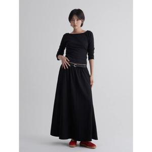 (125827MB35) [에잇세컨즈] 벨티드 스커트  블랙