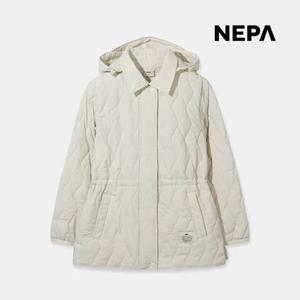 네파 여성 써모퍼프 미드 패딩 자켓 허리스트링 데일리 점퍼 7M20961