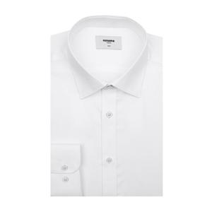 (RQSSL012124WH) 레노마슬림핏)소프트 스트라이프 도비 흰색긴팔와이셔츠