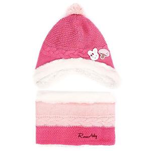 아동후드워머 로라앨리 링고 방한세트 털모자목도리 MA1054