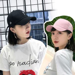 남자 여자 십자가 꼬리 깔끔 데일리 야구모자 볼캡