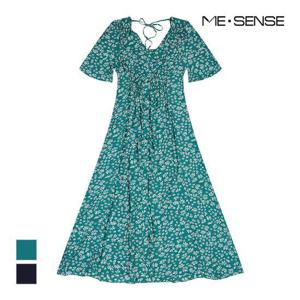 [미센스]MARIO브이넥 플라워 원피스_MB36OPMD02Z