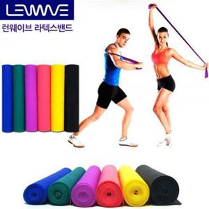 런웨이브 라텍스밴드 일반형 0.35 그린 1500mmX150mm 요가밴드 헬스용품 필라테스용품 세라밴드