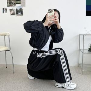 ACC SF1015W 여자 트랙 팬츠 와이드 트레이닝 바지