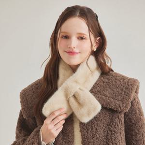 [포커스]인조 밍크퍼 고리 머플러 PBBF5W1AC9151