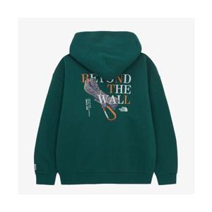 노스페이스 NM5PR55C 남성 카라비너 후디 DARK GREEN 255292