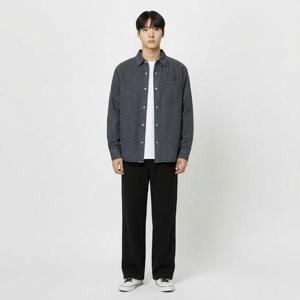 행텐 HC04 본딩 와이드 핏 팬츠_블랙 10560-038-203