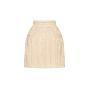 25 FW 돌체앤가바나 크로셰 니트 슬림 핏 미니 스커트 F4BT9ZGD0B8 TP450044071