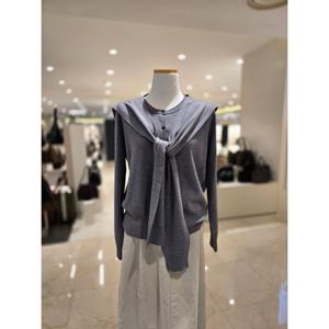 [에이비에프지]베이직 라운드넥 어깨숄셋트 가디건 AGNA5HY35G