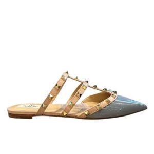 발렌티노 가라바니 샌들 8W2S0H15VNW C7U Stone grey poudre