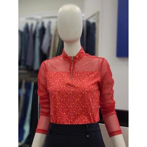 BTR골프 세이브존06 여성 봄 여름 긴팔 반집업 티셔츠 알라시아 BVT41J77W