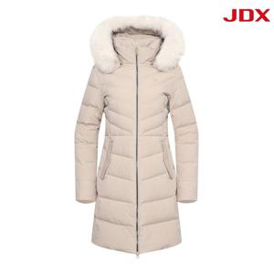 [JDX] 여성 허리 셔링 롱 구스다운 점퍼(X2WDU8145LI)