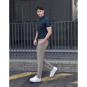 헤지스 골프 25SS ONLINE EXCLUSIVE 베이지 남성 듀얼무브 팬츠 HUPA5B911I2