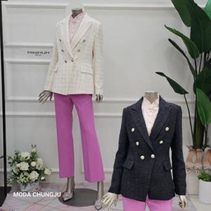 [미니멈]MD 트위드 카라넥  더블자켓 MD MMZAGWJ1880_CJ