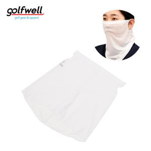 [골프웰] 냉감 남여공용 안면 골프 마스크(화이트)