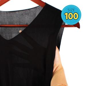 나시티 심리스나시 남성용 V넥 남성 블랙100 무봉제