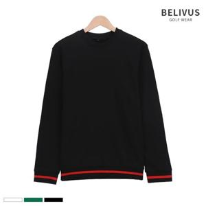 빌리버스 골프웨어 남자 맨투맨 라운드 티셔츠 BADT006