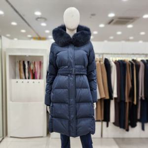 [조이너스]여성 롱 패딩 23신상 여우털100% 거위털 누빔 점퍼DW1