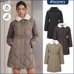 디스커버리 25FW신상 여성 세미오버핏 멜로즈 튜브 다운 롱패딩 DWDJ9I056