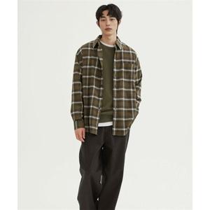 스파오 SPAO 플란넬 오버핏 체크 셔츠 (SPYCF4TC54 RE)_SPYCG11C54 SPYCG11C54 343845