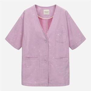 써스데이아일랜드 플라워 자수 반소매 롱 자켓 (T254MJK236W) 352702