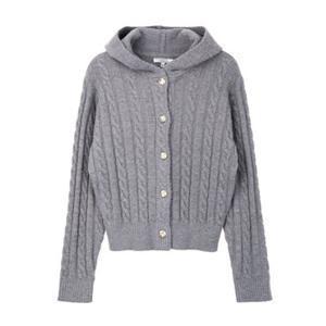 케이블 후드 가디건 LB-BD
