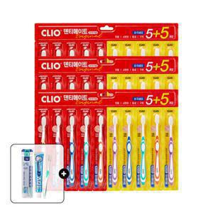 [휴대용세트 증정] 크리오 덴티메이트 오리지널 초극세모 칫솔 10입x3세트