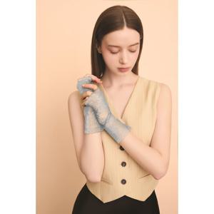 [비비안(스타킹)]글리터 레이스 미들 핸드커버 SI5034