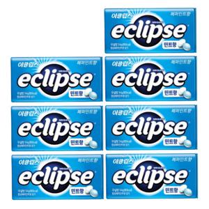 이클립스 페퍼민트향 34g x 7개 금연사탕 입냄세제거