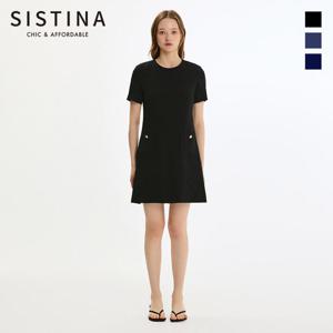 [SISTINA] 인기 포켓 A라인 미니 원피스_AWWOPP21100