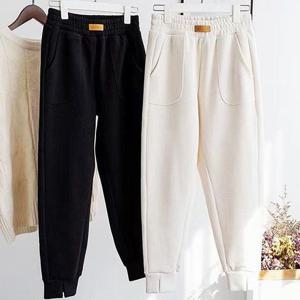 여성 허리 밑단 밴딩 밑트임 바지 URD-162