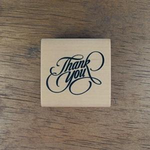 아트박스/스탬프 하우스 [메세지]Thank you (4x4)