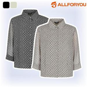 올포유여성 블라우스 체크셔츠 카라 봄 가을