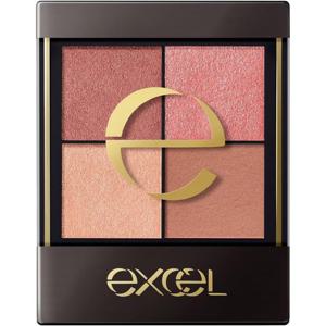 엑셀 (Excel) 리얼 클로즈 섀도우 CX02 (와플 로브) 뉘앙스 컬러 아이섀도우 팔레트 4 컬러 3 텍스처 (샤이니, 라메, 매트) CX02 (와플 로브)